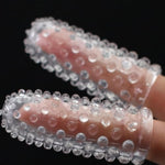 Finger Sleeves Vibrator Accessories Adult Sex Toys For Couples, Soft Silicone Finger Sleeve Anal Sex Toys For G-Spot Vaginal Clitoral Stimulator, Female Adult Sex Toys For Men Couples Pleasure