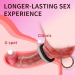 Silicone Elastic Penis Ring Hard Erections Sex Toy Design For Men Erection Enhancing Last Longer & Harder (Noctilucent & Black)