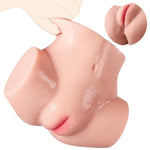 Male Masturbator Sex Doll Pocket Pussies Adult Sex Toys For Men, Ass Lifelike Soft Butt With 3D Vagina And Anal Channel For Sex Play, 4.44Lb Blowjob Stroker Pocket Pussy Mens Sex Toys