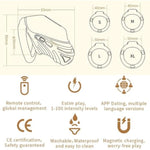 Electric Shock Chastity Cock Cage Device With 1-100 Microcurrent Mode & 4 Rings & Silicone Urethral Plug & App Remote Control, Male E-Stim Bdsm Penis Bondage Sex Toys For Gay Men Beginners