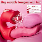 Vibrator Adult Sex Toy For Women,Powerful Sex Swing Tongue Thrusting Dildo App Remote Vibrator With 10 Swing & 10 Vibration Modes,Female G Spot Vibrators Sex Machine Nipple Anal Couples Sex Toys