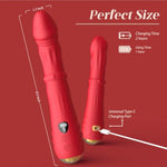 4 In 1 G Spot Vibrator Adult Sex Toys For Women, Thrusting Dildo Consoladores Female Vibrater Vibradores With 10 Powerful Vibrating, Thrusting Vibrator Anal Clitoral Sexual Pleasure Tools For Women