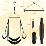 Adult Sex Swing Bdsm Toy 360 Degree Sex Sling Soft Adjustable Spinning Ceiling Swing Sex Chair Bondage Game Tool Adult Playful Accessories For Couples Lovers
