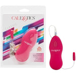 Whisper Micro Bullet – Self Heating Wired Pocket Bullet Vibrator - Remote Control Sex Toys For Couples - Adult Egg Massager - 1.25 Inch - Pink