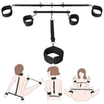 Spreader Bar Bondage Sex Toys With Neck Collar Wrist Ankle Restraint Kits, Bdsm Bondage Set Adjustable Handcuffs Collar For Adult Couple