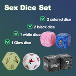 6Pcs Sex Position Dice, Glow In The Dark Sex Dice For Romantic Anniversary & Valentines,Foreplaying Tools For Couples, Adults Sex Games For Couples