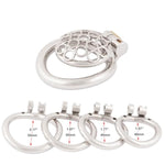 Small Short Chastity Device Male Ergonomic Design Stainless Steel Cock Cage Adult Game Sex Toy S1040 40Mm