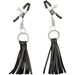 Nipple Play Playful Tassels Nipple Clamps - Black
