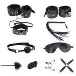 Bdsm Set Sex Bondage Restraint - With Adjustable Handcuffs And Anal Plug Toys Bondage Set Adult Game Sex Toys For Men And Women Couples. (11)