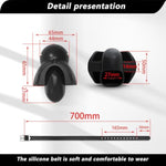 Adjustable Open Mouth Gag Ball For Oral Sex Silicone Bdsm Fetish Bondage Gags & Muzzles Adult Sex Toys With Tongue Retainer Slave Restraints Device For Couples, Men (Red)