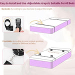 Sex Bondage Restraints Bdsm Toys Kit, Couple Sex Toys Bed Restraints With Sex Straps Cuffs Blindfold Nipple Clamp Tickler, Under King/Queen Bed Romance Straps Bondage Gear&Accessories For Couples Game