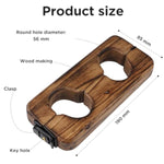 Bdsm Bondage Handcuffs, Vintage Wooden Handcuffs With Lock, Sexual Bondage Handcuffs, For Sexual Conditioning, Sexual Abuse, For Couples