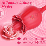 Sex Toys Women Vibrator Dildo: Rose Tongue Licking Vibrator Stimulator | Sex Machine | Vibrating Massager For Women Couples Pleasure