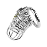 Stainless Steel Cock Cage?3Rings?Chastity Cage Chastity Device For Male Penis Exercise Chastity Lock Cock Cage Male Chastity Device For Men Sex Toys