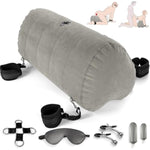 Sex-Pillow-Bdsm-Toys,Upsize Sex Furniture For Bedroom Inflatable Dildo Sex Wedge With Sex Cuffs Cross Strap Nipple Clamps Sex Blindfold,Adult Couples Sex Toys