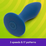 Ignite Vibrating Butt Plug & Enjoy Water Based Lube 8.5 Fl Oz - Couples Sex Toys Bundle