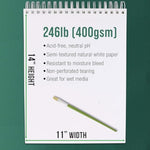 11x14 Premium Heavy-Weight Acrylic Painting Paper Pad for Artists and Students