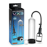 Performance Vx3-9 Inch Penis Enlargement Male Enhancing Pump - Advanced Pull Handle For Max Suction - Soft Sleeve For A Tight Comfortable Seal - Masturbation - Better For Enhancement
