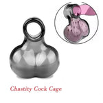 Silicone Testicle Bondage Restraints Male Sex Toy, Male Chastity Cock Cage Penis Extender With Bag Ball, Penis Ring Cockring Sex Bondage Bdsm Toys, Male Masturbator Penis Enlarger Adult Sex Toys