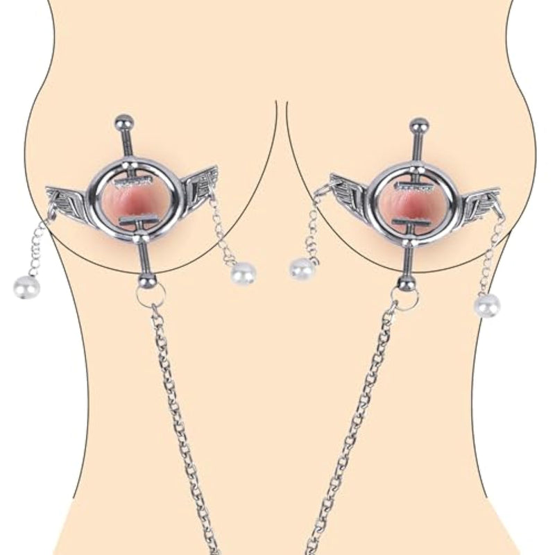 Sex Toys Bdsm Bondage Gear Nipple Clamps Body Jewellery Nipple Clips Nipple Rings Bed Restraints Adult Sexual Pleasure Tools For Women Couple