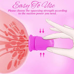 Bdsm Nipple Sex Toys, Women Sex Toy Beginner Nipple Sucker Set, Silicone Pair Of Nipple Stimulation Adult Toys For Women, Mini Nipple Sucking Clamps Sex Pleasure Female Couple (Purple)
