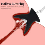 Black Hollow Anal Plug, Butt Stretcher Peeking Vagina Anus Dilator For Adult Anal Sex Toys Universal For Women Men Gay Couples Lesbian And Straight Bdsm Games