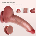12.6 Inch Huge Dildo Adult Sex Toys - Realistic Thick Dildos Dual Density Silicone Big Dildos With Strong Suction Cup For Hands-Free, Giant Anal Dildo Sex Toys For Couples, Men, Women