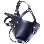 Adjustabale Y-Shape Restraint Head Harness Breathable Mouth Ball Leather Mouth Masks Sm Mouth Gag Sex Toys