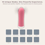 Discreet & Powerful Mini Bullet Vibrator - 10-Speed, Waterproof & Usb Rechargeable, Body-Safe Silicone