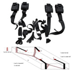 Sex Bondage Bdsm Kit, Under Bed Restraint Bondage Set With Hand Cuffs Ankle Cuff Bondage Collection,Adjustable To Fit All Beds,Sex Games Adult Sex Toys For Men Women Couples