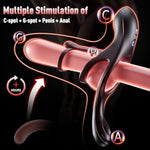 Sex Toys Vibrating Cock Ring For Men, Penis Ring Sleeve With Clitoral G Spot Anal Perineum Massager, Male Couples Penis Extender Vibrator Dildo With 10 Vibrations, Remote Control Adult Sex Toy & Games