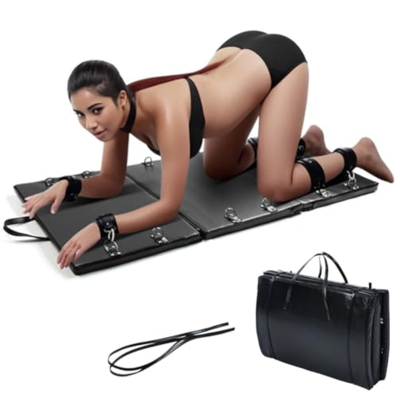 Novelties Bdsm Kit Restraints Sex Furniture For Bedroom Chair Couples Adult Toy Bondage Board Wrist And Ankle Handcuffs Set Bondaged Sofa Bed Cushion Sex Toys Games Bench Tool Seat Accessories