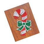 Christmas Pin String Art Kit for Kids and Adults - Cane - No Frame Required