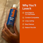 Hello Stroker Lube - Silicone And Water-Based Hybrid Personal Lubricant, For Men’S Solo Play, 8 Fl Oz