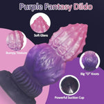 7.6'' Thick Dildo, Huge Monster Dildo, Knot Dildos With Suction Cup, Purple Fantasy Sex Toy For Clitoral Vaginal Anal Stimulation, Silicone Thick Anal Dildos For Women, Men, Couples Adult Toys
