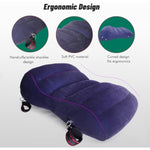 Sex Toy Pillow With Restraints For Couples, Sex Wedge Sofa Adult Sex Toy For Bedroom, Ramp Furniture Inflatable Sex Pillow With Adjustable Handcuffs, Sex Sofa For Deep Position Support For Men Women