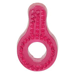Noduled Pink Super Stretch Stimulator Sleeve for Enhanced Erection