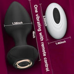 Anal Plug Sex Toys - 2Pcs Silicone Anal Toys Butt Plug Training Kit With Diamond Adult Sex Toys And Games For Men & Women(Black)
