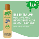 Essential95, Aloe-Based Personal Lubricant And Vaginal Moisturizer, 95% Organic For Men, Women, And Couples, 4 Fl Oz