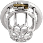 Men'S Chastity Device Stainless Steel Virginity Lock Short Male Chasity Device For Men Penis J1845 45Mm