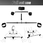 Spreader Bar Bondage Sex Toys With Neck Collar Wrist Ankle Restraint Kits, Bdsm Bondage Set Adjustable Handcuffs Collar For Adult Couple