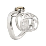 Short Male Chasity Cage Penis Lock Device 304 Stainless Steel Adult Game Sex Toy J4045