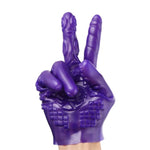 Infatuation Magic Hand Anal Plug. Soft Pvc Dildos G-Spot Vagina Stimulator Training Thrusting Orgasm Tease Masturbator Sex Toy For Women Female Men Male Unisex (Black)