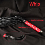 3 Pcs Sex Whip And Crop Set Bdsm Whip Leather Horse Crop Feather Tickler For Adults Bedroom Play Sex Play Toys For Couples