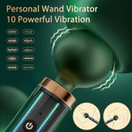 Vibrator Wand, Sex Toys For Pleasure, Clitoral G Spot Dildo Wand Massager Vibrator With 10 Vibration Modes, Quiet & Waterproof Vibrating Wand For Her Pleasure