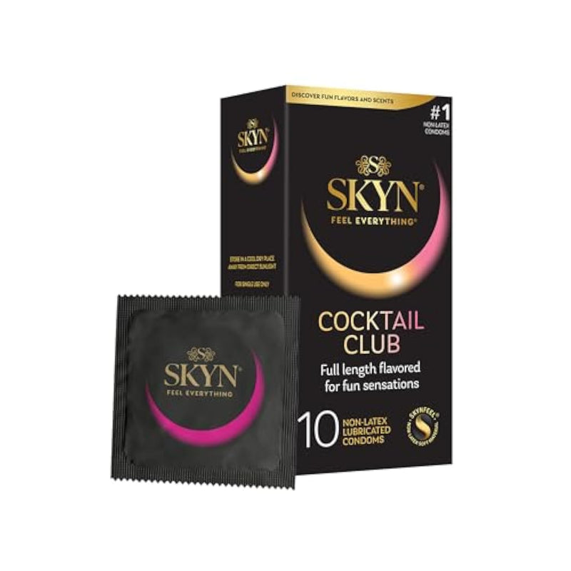 Cocktail Club Premium Flavored Condoms, 10 Count