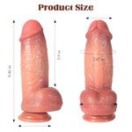 Realistic Dildo For Beginners Lifelike Huge Silicone Dildo, With Strong Suction Cup For Hands-Free Play, Penis For G-Spot Stimulation Dildos Anal Sex Toys For Women And Couple