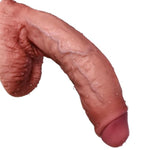 Realistic Silicone Dildo for Beginners, Soft Liquid Silicone Fake Penis for Vaginal and Anal Play, Lifelike Adult Sex Toys with Strong Suction Cup Base