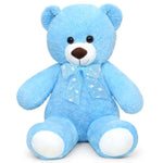 Teddy Bear Stuffed Animal 16'' Small Teddy Bear Plush Toy Gift For Valentine Christmas Birthday Blue