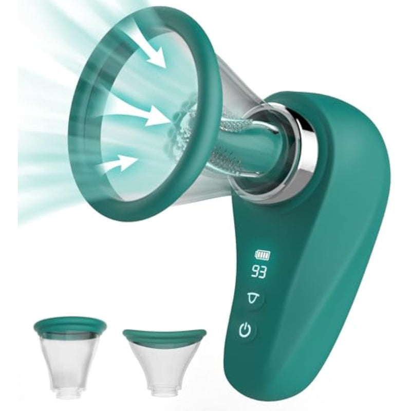 Clitoral Sucking Vibrator Women Sex Toys, Nipple Toys Female Sex Toy With 3 Sucking 9 Tongue Licking Modes, Adult Toy Clit Sucker Licking Vibrator With 2 Transparent Covers, Rechargeable